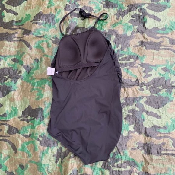 **HP**  High Neck Halter One Piece Swimsuit size 16  NWT - Picture 5 of 8